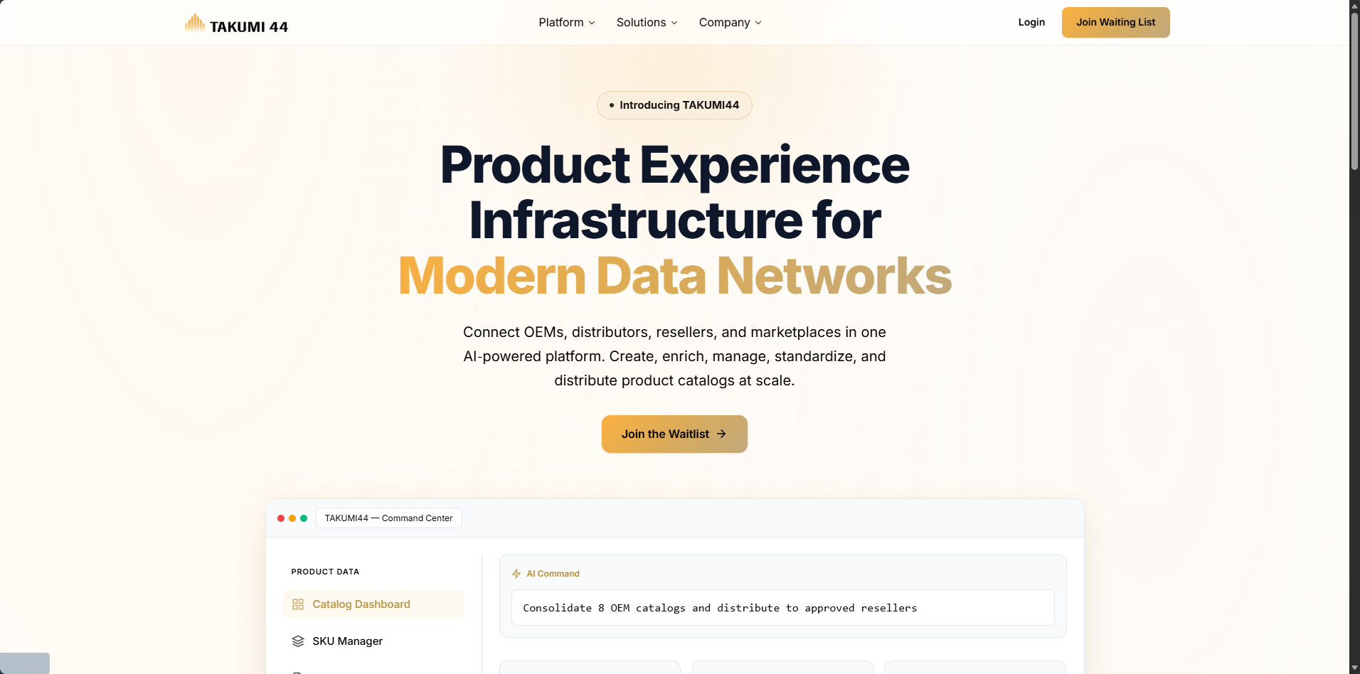 Introducing TAKUMI44: From PIM to AI-Driven Product Experience Infrastructure